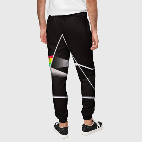 Мужские брюки 3D с принтом PINK FLOYD, вид сзади #2