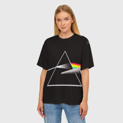 Женская футболка oversize 3D Pink Floyd - фото 2