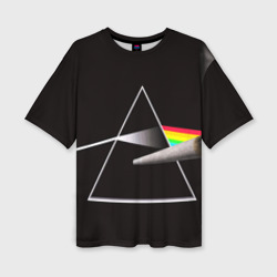 Женская футболка oversize 3D Pink Floyd