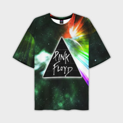 Мужская футболка oversize 3D Pink Floyd