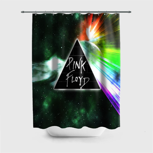 Штора 3D для ванной Pink Floyd