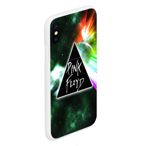 Чехол для iPhone XS Max матовый Pink Floyd, цвет белый - фото 3