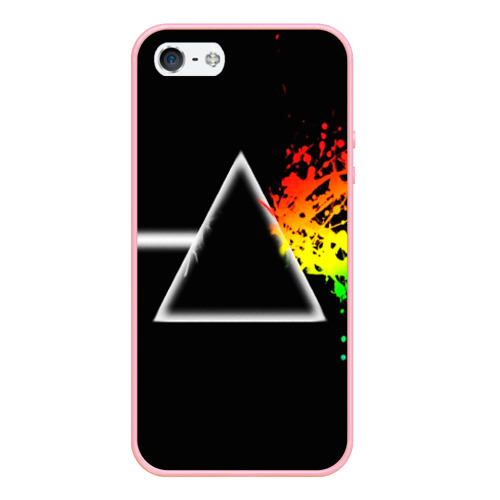 Чехол для iPhone 5/5S матовый PINK FLOYD, цвет баблгам