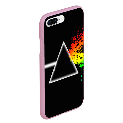 Чехол для iPhone 7Plus/8 Plus матовый PINK FLOYD, цвет розовый - фото 3