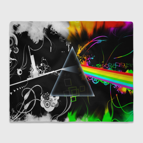 Плед 3D Pink Floyd, цвет 3D (велсофт)