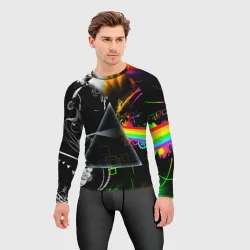 Мужской рашгард 3D Pink Floyd - фото 2