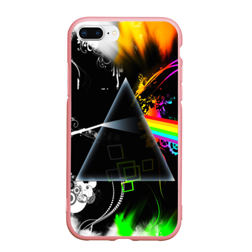 Чехол для iPhone 7Plus/8 Plus матовый Pink Floyd, цвет баблгам