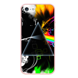 Чехол для iPhone 5/5S матовый Pink Floyd