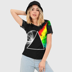 Женская футболка 3D Slim Pink Floyd - фото 2