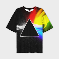 Мужская футболка oversize 3D Pink Floyd