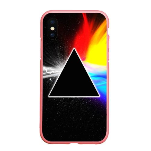 Чехол для iPhone XS Max матовый Pink Floyd, цвет баблгам