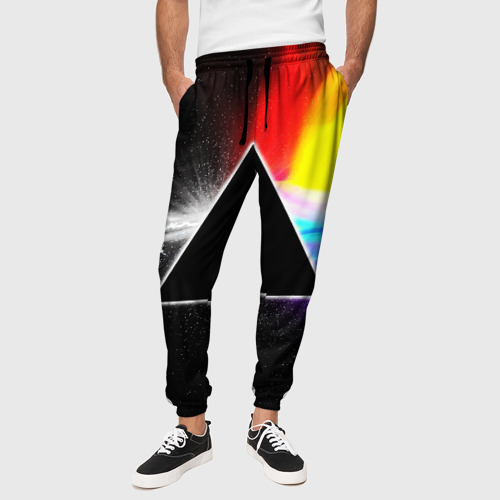 Мужские брюки 3D Pink Floyd, цвет 3D печать - фото 4