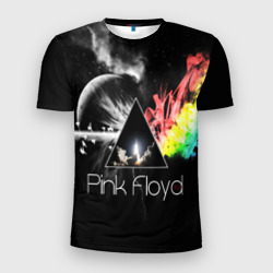 Мужская футболка 3D Slim Pink Floyd