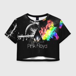 Женская футболка Crop-top 3D Pink Floyd