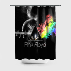 Штора 3D для ванной Pink Floyd