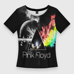 Женская футболка 3D Slim Pink Floyd