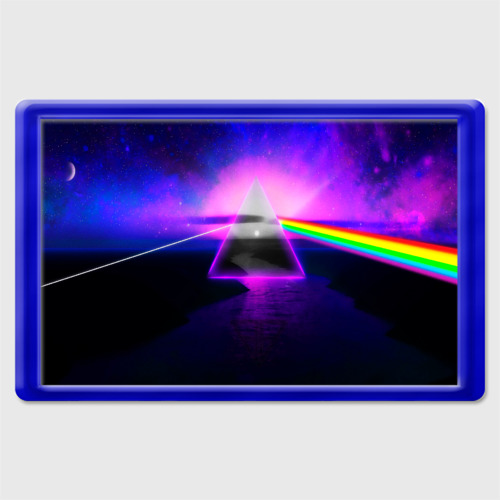 Магнит 45*70 Pink Floyd, цвет синий