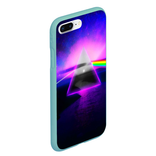 Чехол для iPhone 7Plus/8 Plus матовый Pink Floyd, цвет мятный - фото 3