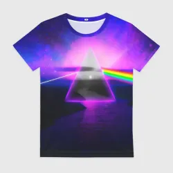 Женская футболка 3D Pink Floyd