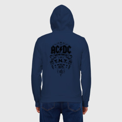 Мужская толстовка на молнии хлопок AC/DC run for your life - фото 2