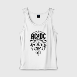 Женская майка хлопок AC/DC run for your life