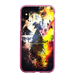 Чехол для iPhone XS Max матовый Pink Floyd