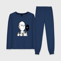 Женская пижама с лонгсливом хлопок One-Punch MAN - ok