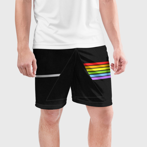 Мужские шорты спортивные Pink Floyd, цвет 3D печать - фото 3