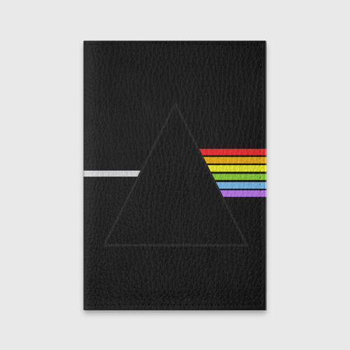 Обложка для паспорта матовая кожа Pink Floyd, цвет синий