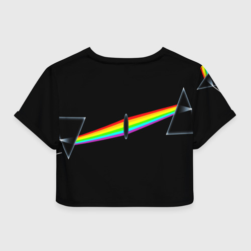 Женская футболка Crop-top 3D PINK FLOYD - фото 2