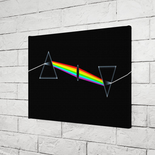 Холст прямоугольный PINK FLOYD, цвет 3D печать - фото 3