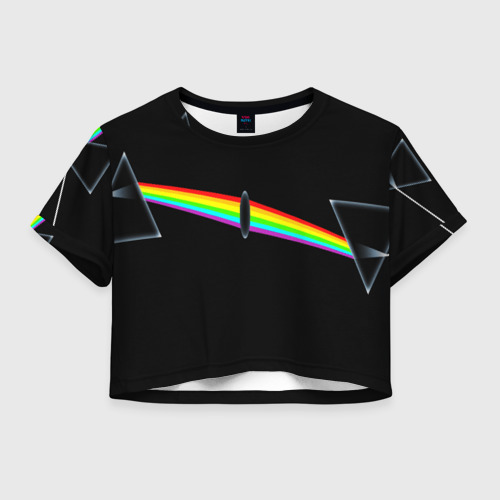 Женская футболка Crop-top 3D PINK FLOYD Фото 01 Женская футболка Crop-top 3D PINK FLOYD Фото 01
