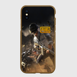 Чехол для iPhone XS Max матовый PUBG ПАБГ