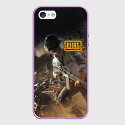 Чехол для iPhone 5/5S матовый PUBG ПАБГ