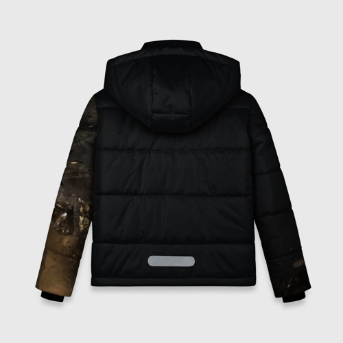 Зимняя куртка для мальчиков 3D PUBG ПАБГ, цвет светло-серый - фото 2