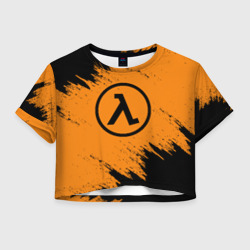 Женская футболка Crop-top 3D Half-life