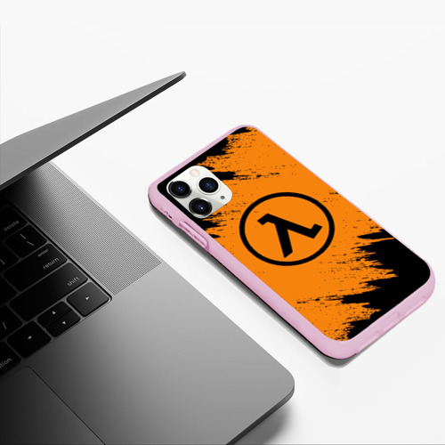 Чехол для iPhone 11 Pro Max матовый Half-life, цвет розовый - фото 5