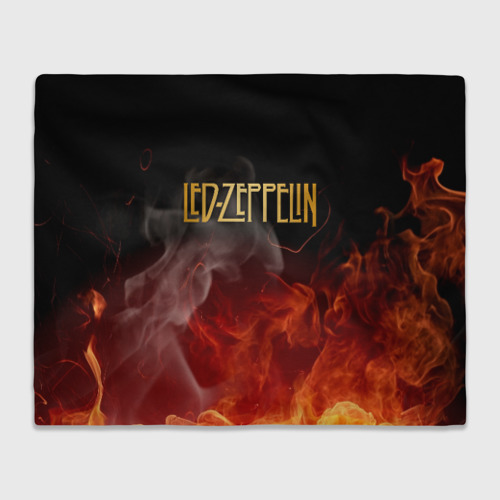 Плед 3D LED Zeppelin, цвет 3D (велсофт)