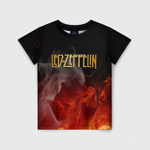 Детская футболка 3D LED Zeppelin, цвет 3D печать