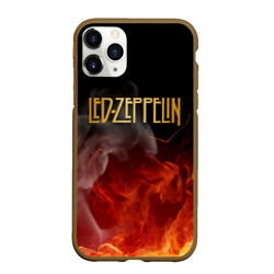 Чехол для iPhone 11 Pro матовый LED Zeppelin