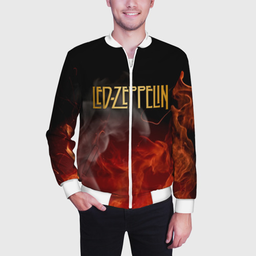 Мужской бомбер 3D LED Zeppelin - фото 3