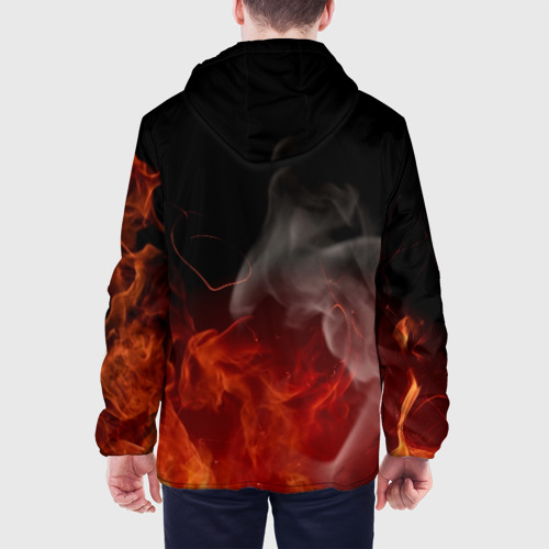 Мужская куртка 3D с принтом LED ZEPPELIN, вид сзади #2