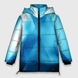 Зимняя куртка Оверсайз ABSTRACT BLUE (Женская)