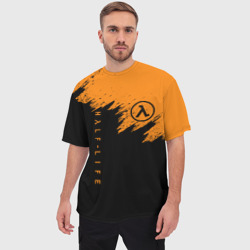 Мужская футболка oversize 3D Half-life Халф-Лайф - фото 2