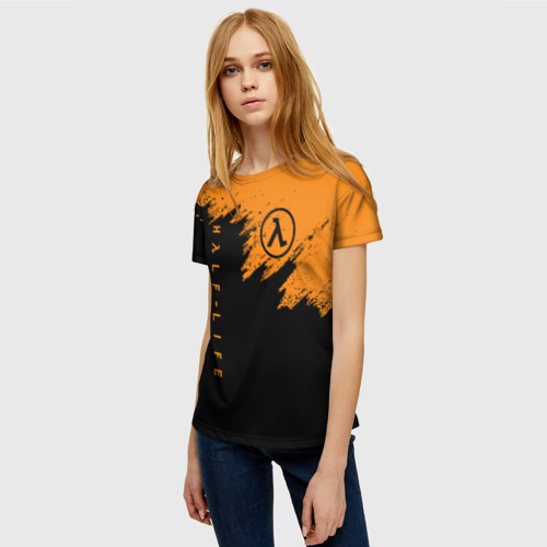 Женская футболка 3D Half-life Халф-Лайф, цвет 3D печать - фото 3