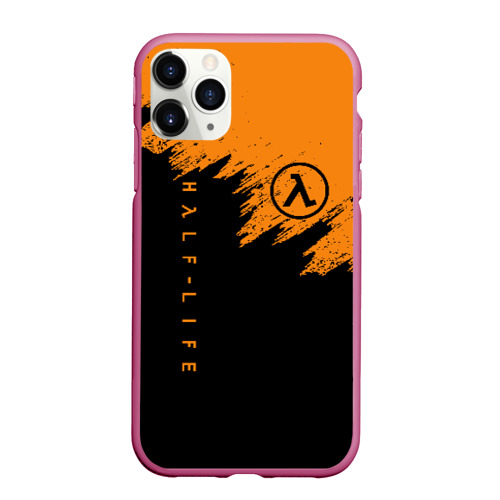 Чехол для iPhone 11 Pro матовый Half-life Халф-Лайф, цвет малиновый