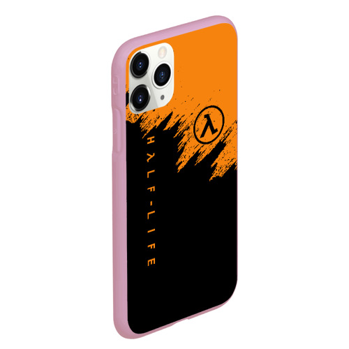 Чехол для iPhone 11 Pro Max матовый Half-life Халф-Лайф, цвет розовый - фото 3