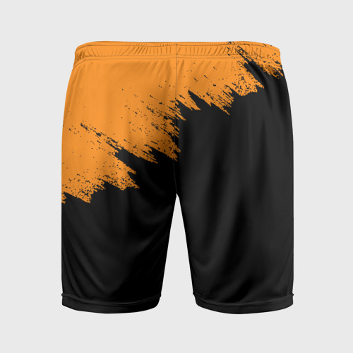 Мужские шорты спортивные с принтом HALF-LIFE | ХАЛФ-ЛАЙФ, вид сзади #1