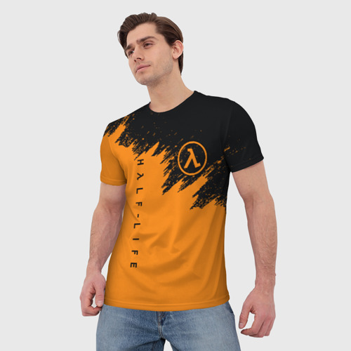 Мужская футболка 3D Half-life, цвет 3D печать - фото 3