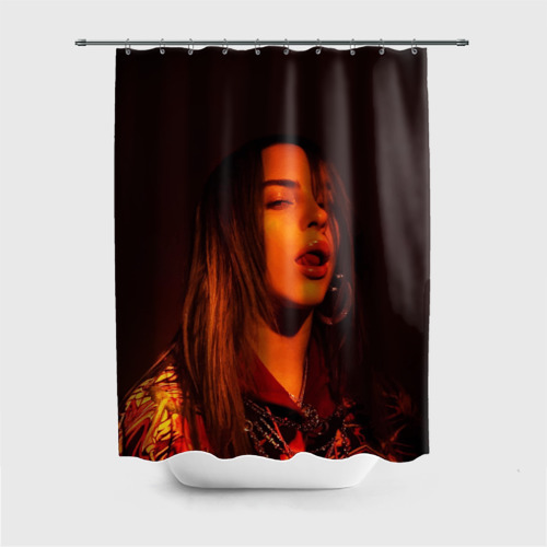 Штора 3D для ванной BILLIE EILISH